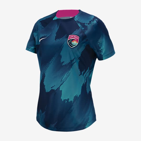 Womens Blue Soccer Shirts. Nike